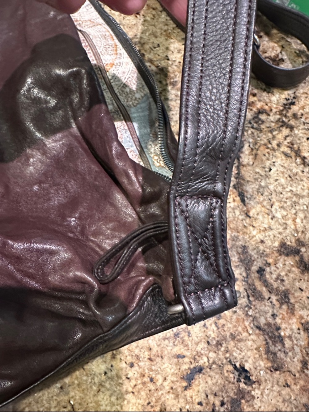 Rough & Tumble Breeze, s/m brown supple leather with linen lining. - Picture 5 of 10